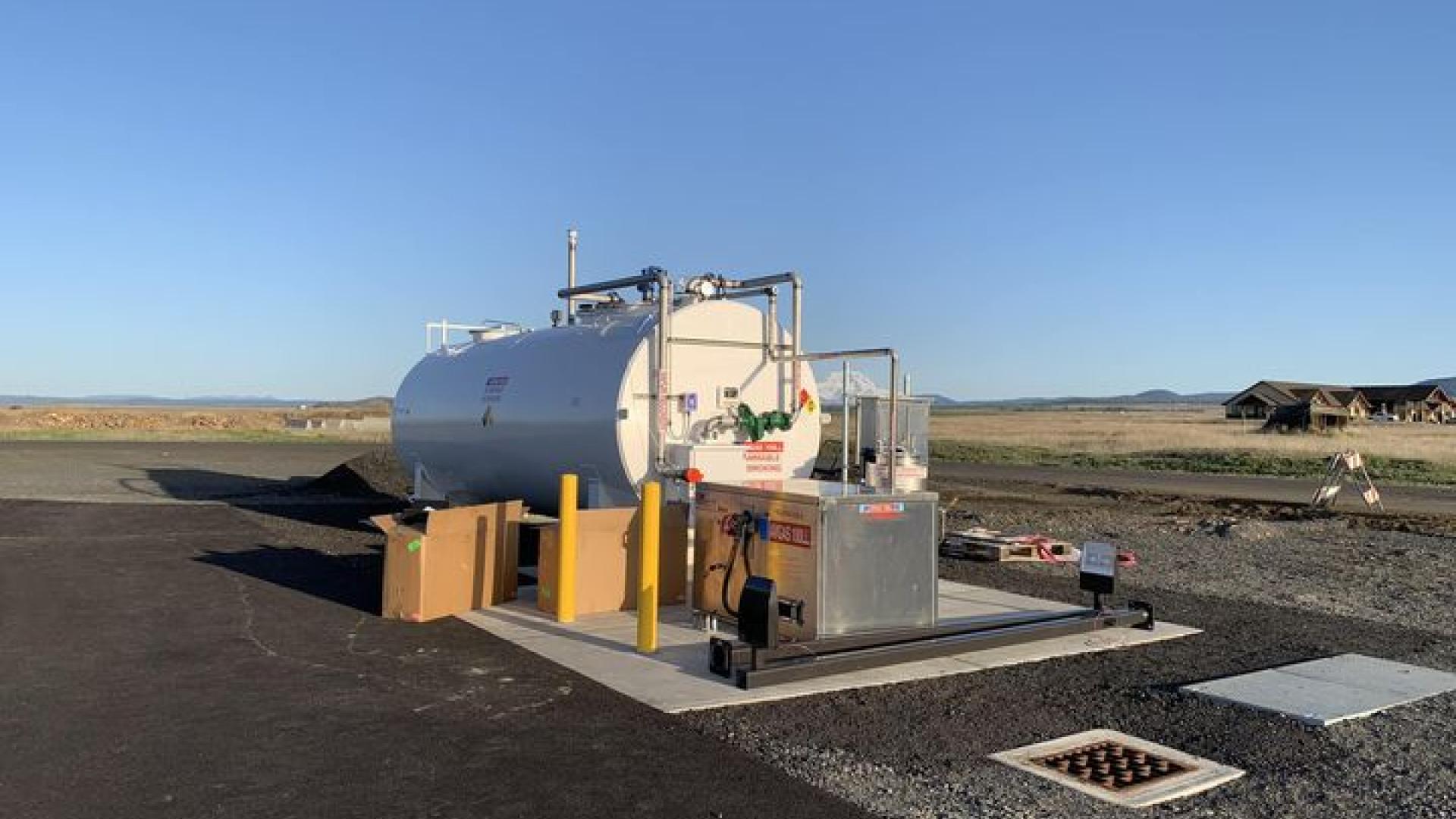 New Aviation Gas Cardlock system at Goldendale Municipal Airport